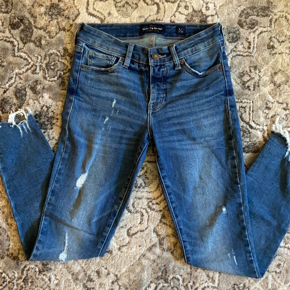 🍀LUCKY BRAND CROPPED JEANS🍀